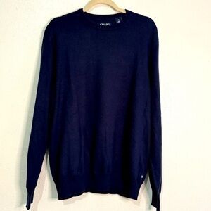 Chaps navy blue sweater, Sz L. Preowned.